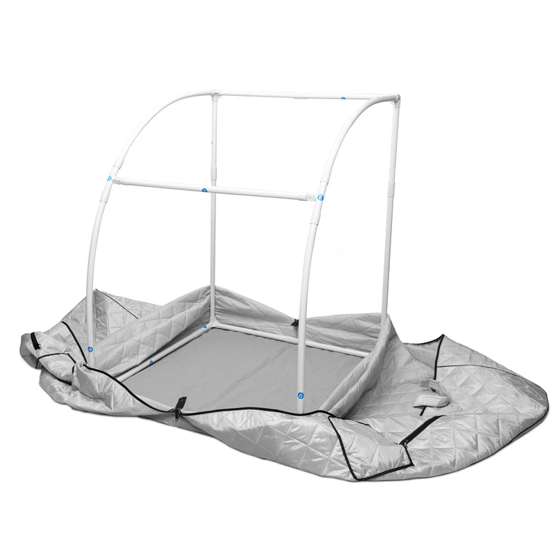 Durasage Health Oversized Portable Steam Sauna for Weight Loss, Detox & Relaxation at Home, Chair Included - Silver DSS-XL-01
