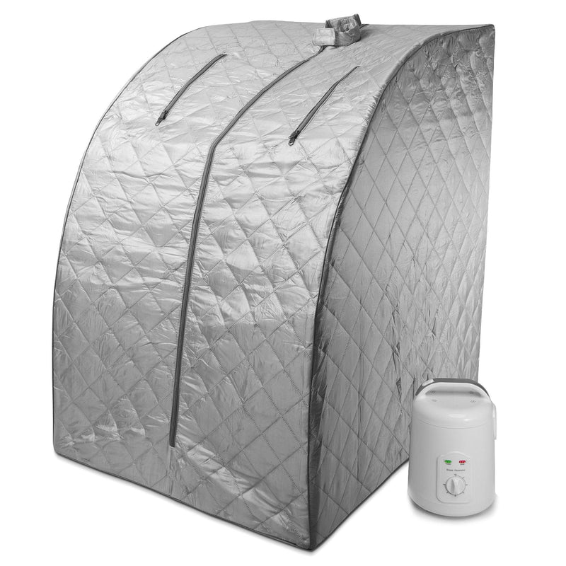 Durasage Health Portable Personal Therapeutic Spa Home Steam Sauna Weight Loss Slimming Detox (Gray Outline) SS03-Gray