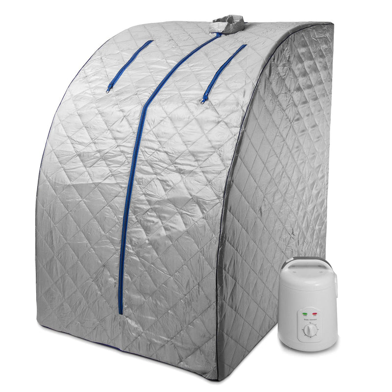 Durasage Health Lightweight Personal Steam Sauna for Weight Loss, Detox & Relaxation, 60 Minute Timer - Blue SS03-Blue
