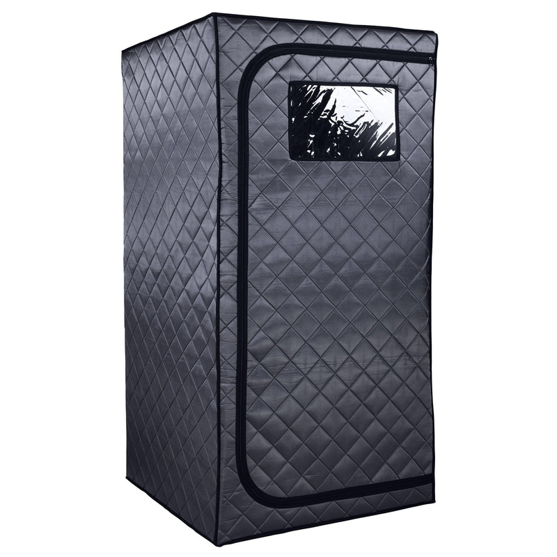 Durasage Health Portable Full Size Infrared Sauna for at Home | Ultra Low EMF Infrared Panels | LED Lighting, Heating Foot Pad and Portable Chair (1-Person) DIR-1P-03