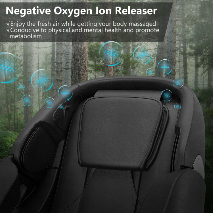 Costway Relaxation 09 - Electric Zero Gravity Heated Massage Chair with SL Track JL10009WL