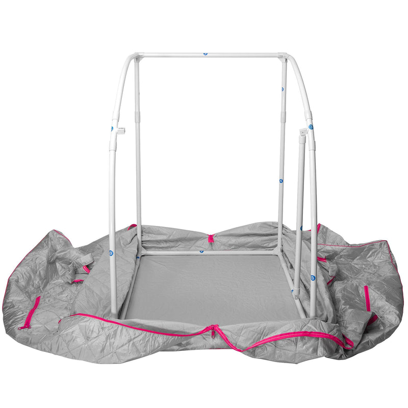 Durasage Health Lightweight Personal Steam Sauna for Weight Loss, Detox & Relaxation, 60 Minute Timer - Pink SS03-Pink