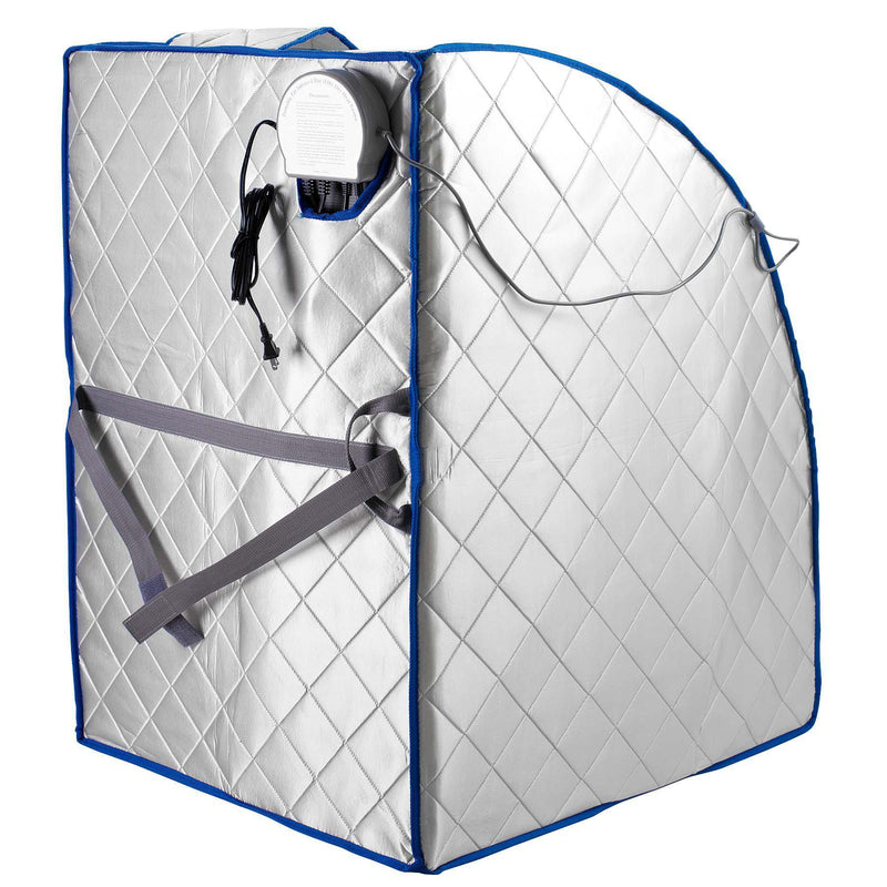 Durasage Health Infrared Heated Personal Sauna with Heating Foot Pad and Chair FIS-101