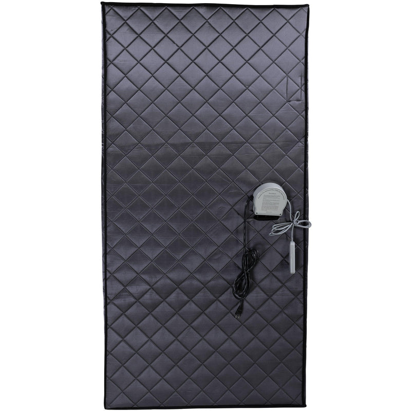 Durasage Health Portable Full Size Infrared Sauna for at Home | Ultra Low EMF Infrared Panels | LED Lighting, Heating Foot Pad and Portable Chair (1-Person) DIR-1P-03