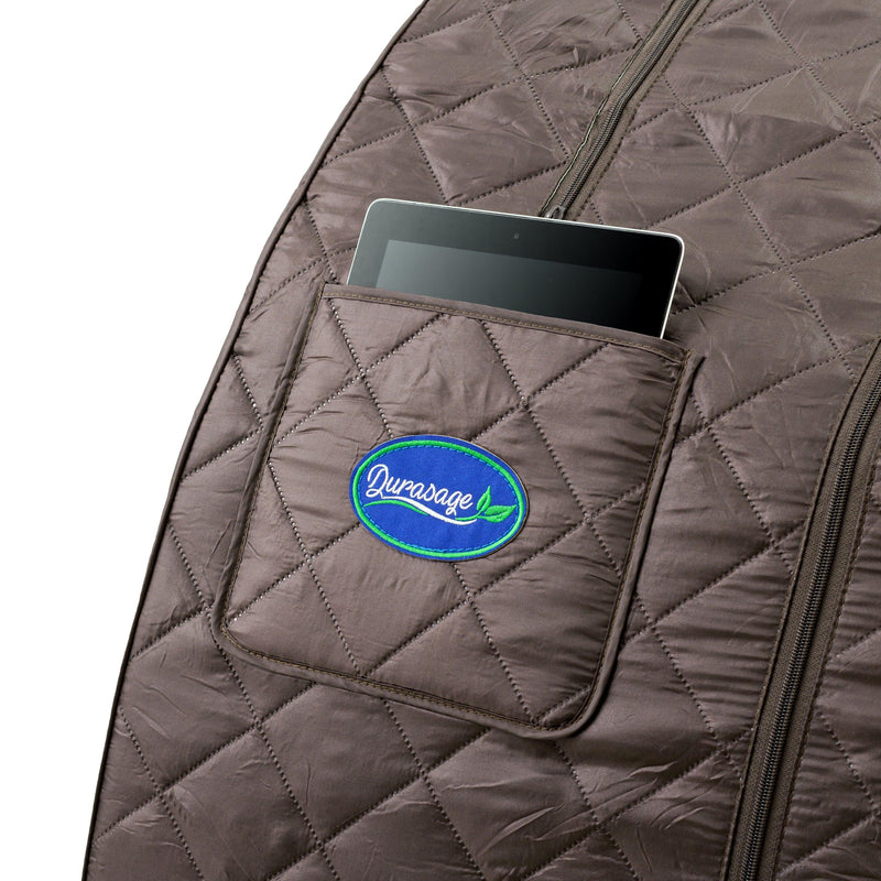 Durasage Health Personal Steam Sauna for Weight Loss, Detox & Relaxation at Home, Chair Included - Black Coffee DSS-M-08