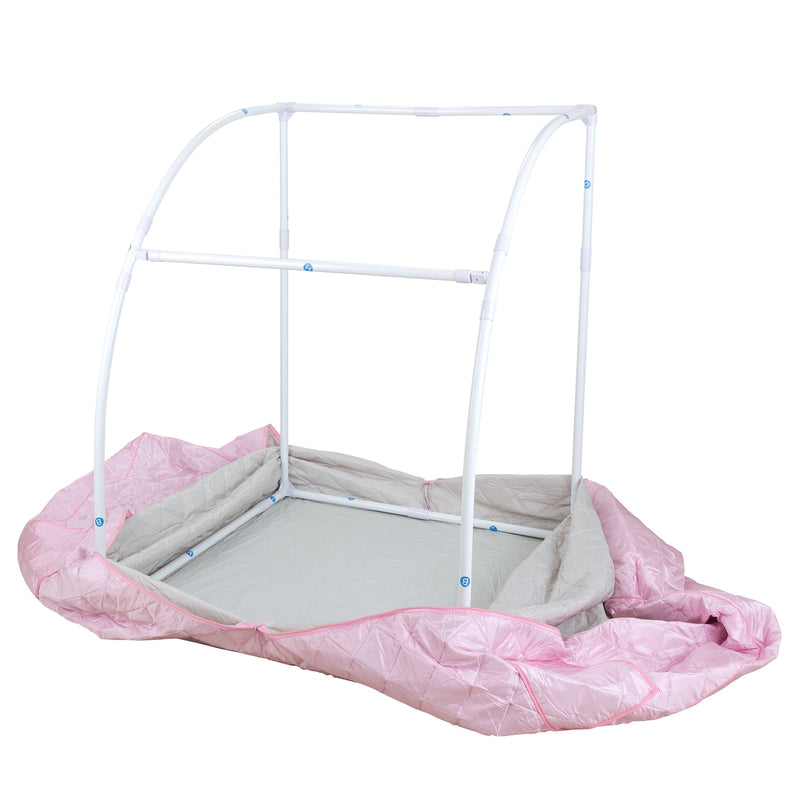 Durasage Health Oversized Portable Steam Sauna for Weight Loss, Detox & Relaxation at Home, Chair Included - Pink DSS-XL-06