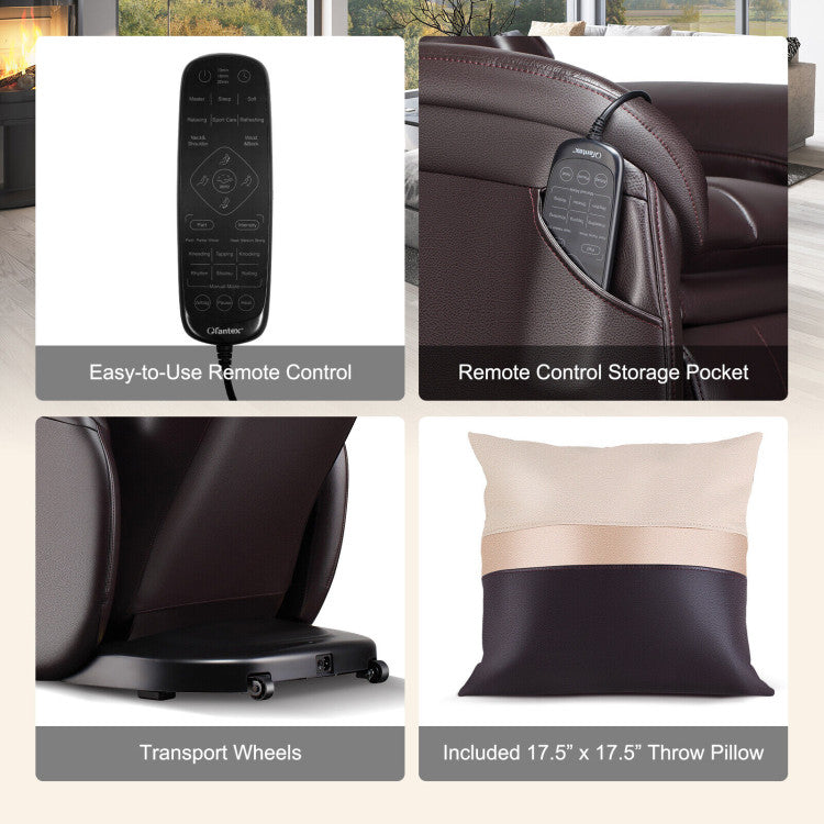 Costway Soothe 26 - Full Body Zero Gravity Massage Chair with Pillow JL10026WL