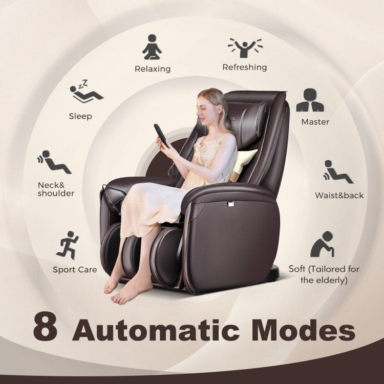Costway Soothe 26 - Full Body Zero Gravity Massage Chair with Pillow JL10026WL