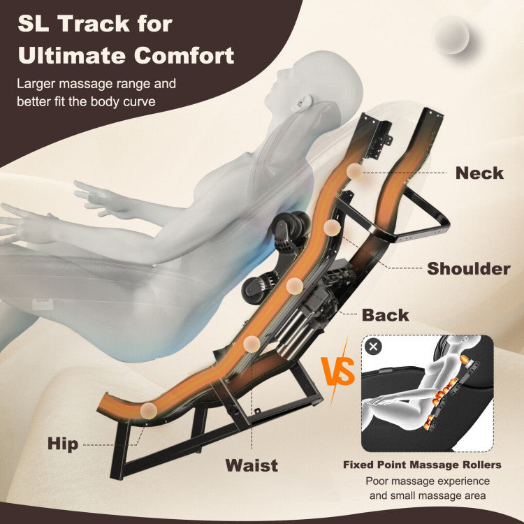 Costway Soothe 26 - Full Body Zero Gravity Massage Chair with Pillow JL10026WL