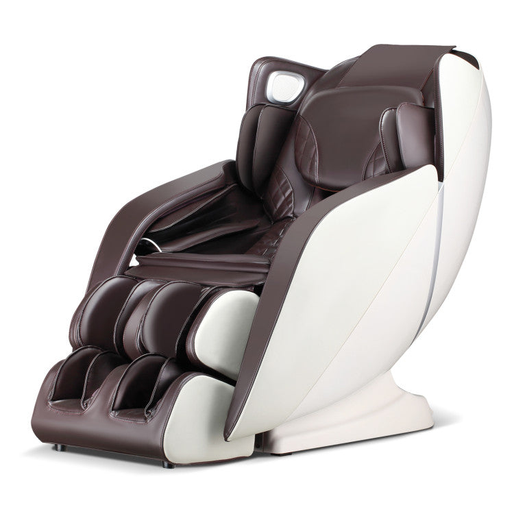 Costway Provox 27-Comfort Full Body Massage Chair with SL Track Airbags Heating JL10027WL