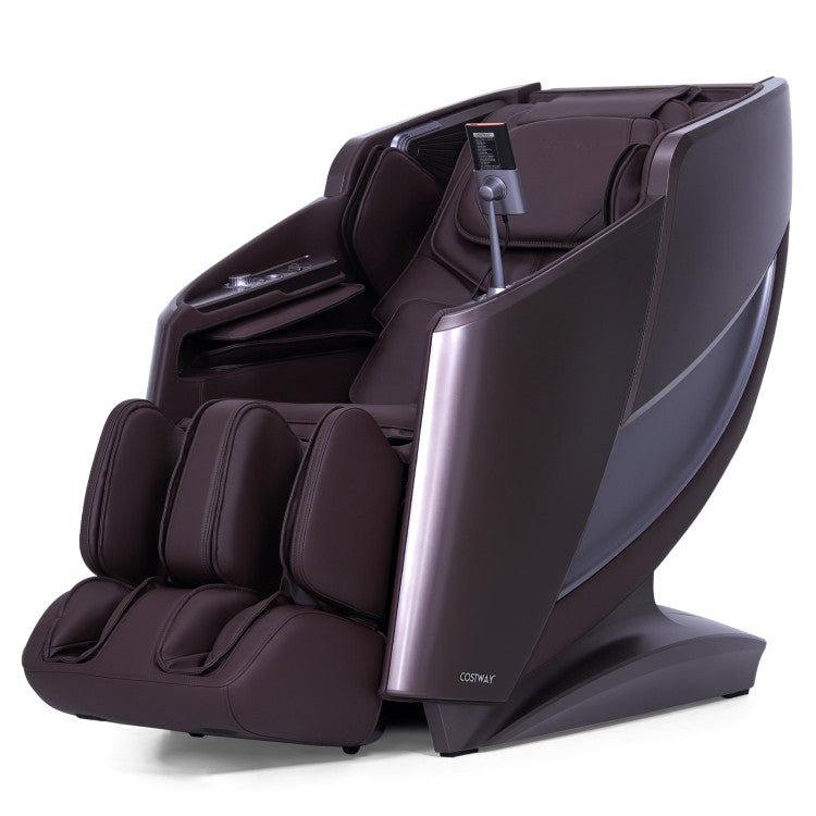 Costway 2025 Enjoyment 42 - Full Body Zero Gravity Massage Recliner with Airbags and Foot Rollers JL10042WL