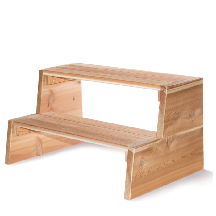 All Things Cedar Spa Steps Stool HT34