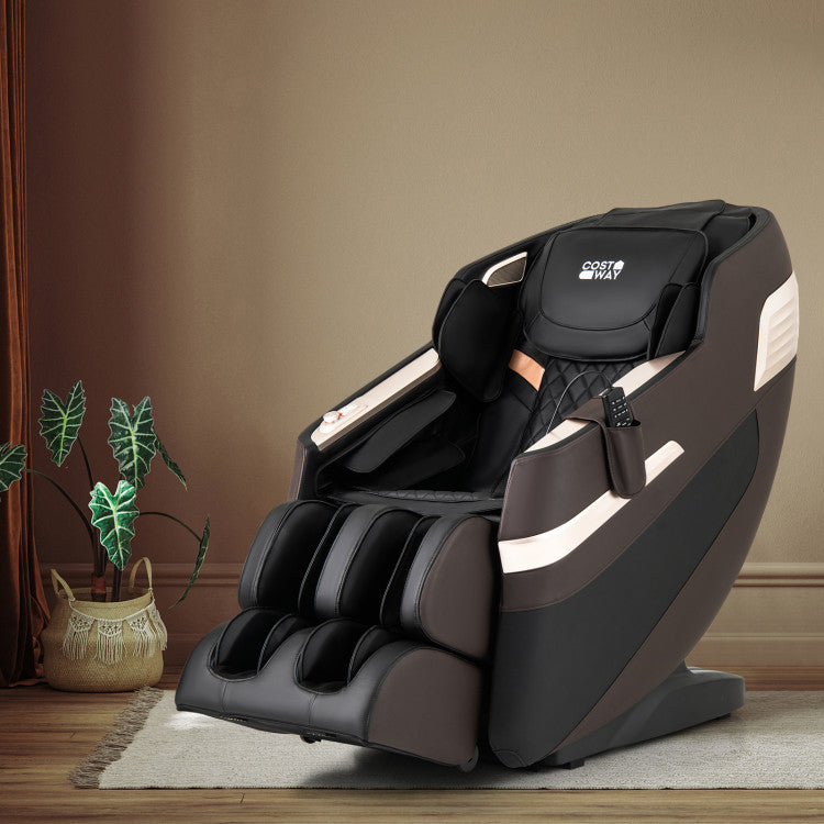 Costway Relaxation 44 - Fully Body Massage Chair with Airbags and Waist Heater JL10044BN