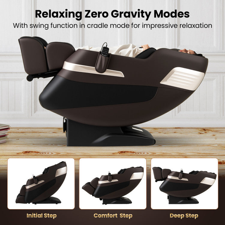 Costway Relaxation 44 - Fully Body Massage Chair with Airbags and Waist Heater JL10044BN