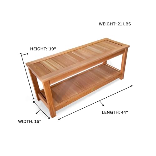 All Things Cedar Sauna Bench SB44