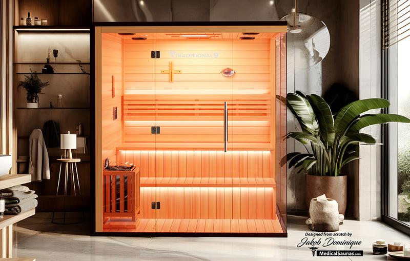 Medical Sauna Hybrid Plus Ultra Comfort Traditional 9
