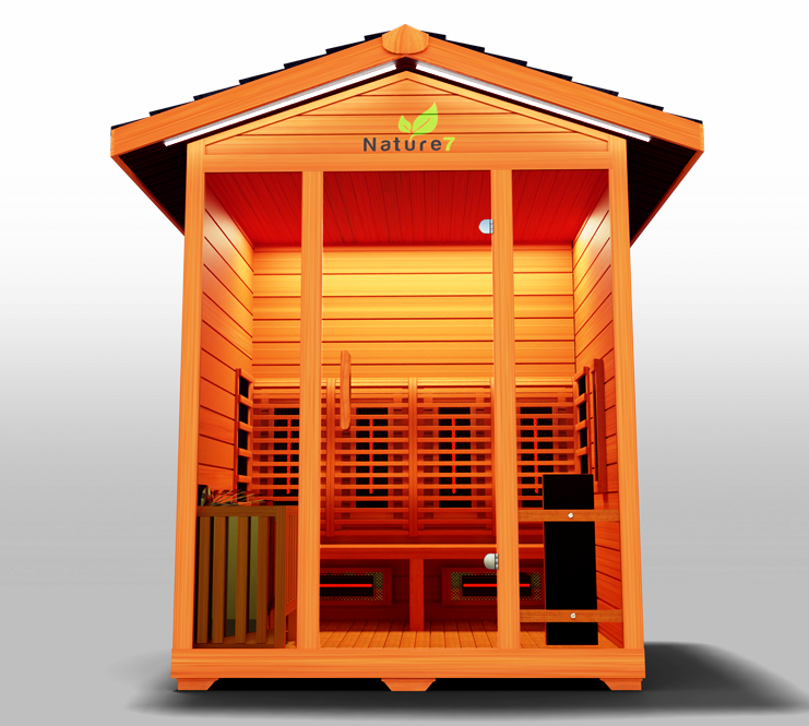 Medical Sauna Hybrid Outdoor Sauna Nature 7 Version 2