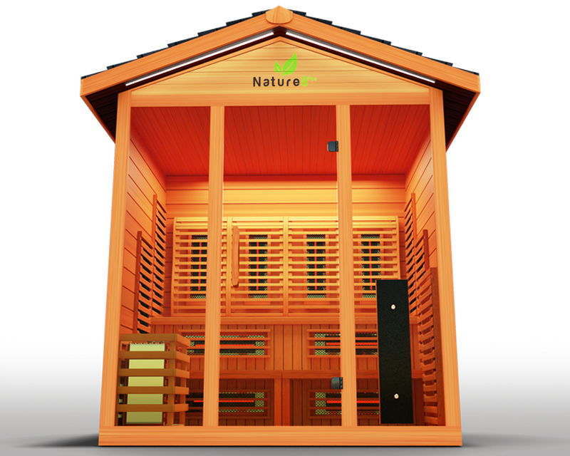 Medical Sauna Hybrid Outdoor Sauna Nature 8 Plus Version 2