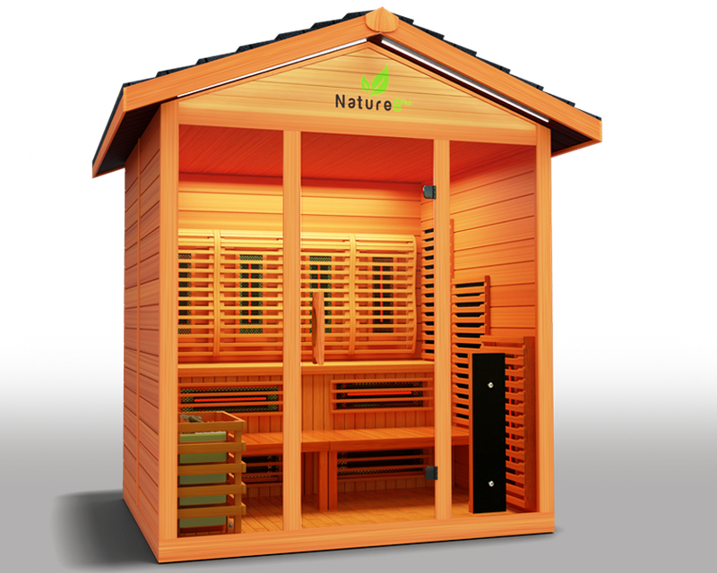Medical Sauna Hybrid Outdoor Sauna Nature 8 Plus Version 2