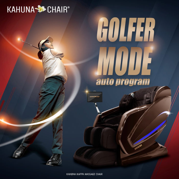 Kahuna Massage Chair Exquisite Rhythmic HSL-Track Massage Chair with a handheld remote controller KCMHMKappaGold