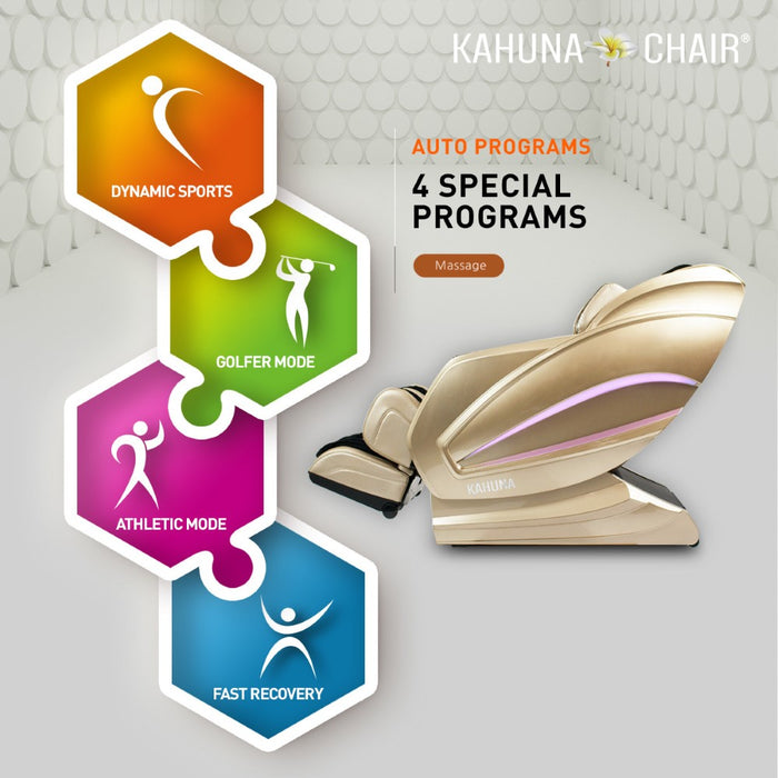 Kahuna Massage Chair Exquisite Rhythmic HSL-Track Massage Chair with a handheld remote controller KCMHMKappaGold