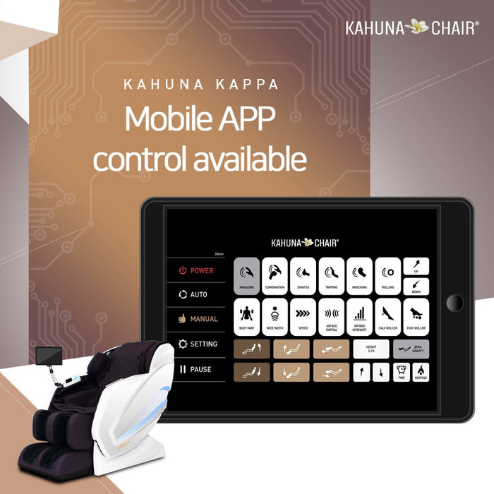 Kahuna Massage Chair Exquisite Rhythmic HSL-Track Massage Chair with a handheld remote controller KCMHMKappaGold