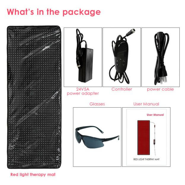 Dr. Boss LED Red Light Therapy Mat (Up to 1400 Red Light Units) FJ-1999
